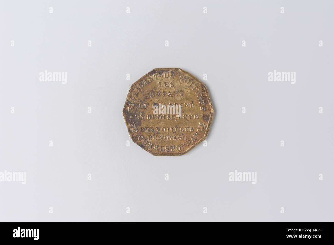Carnavalet museum, tokens collection Stock Photo - Alamy