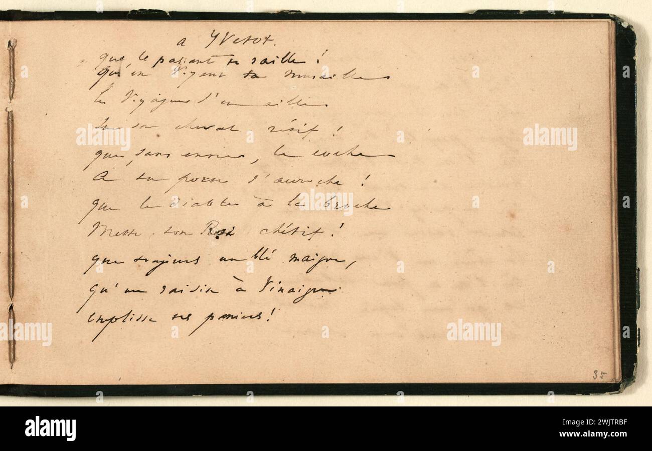 HUGO, Victor (N.1802-02-26-D.1885-05-22), A Yvetot [Beginning of the ...