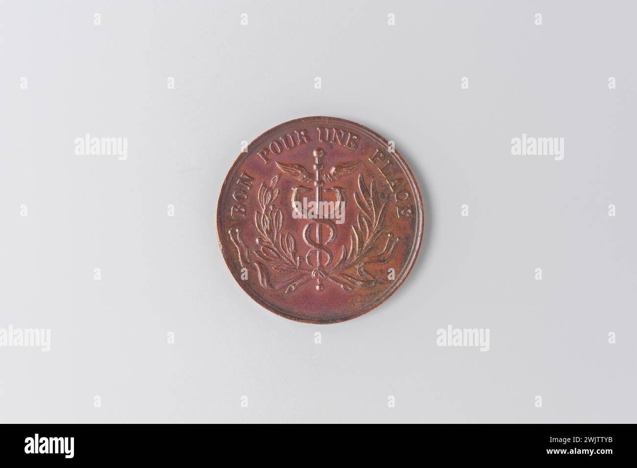 Carnavalet museum, tokens collection Stock Photo - Alamy