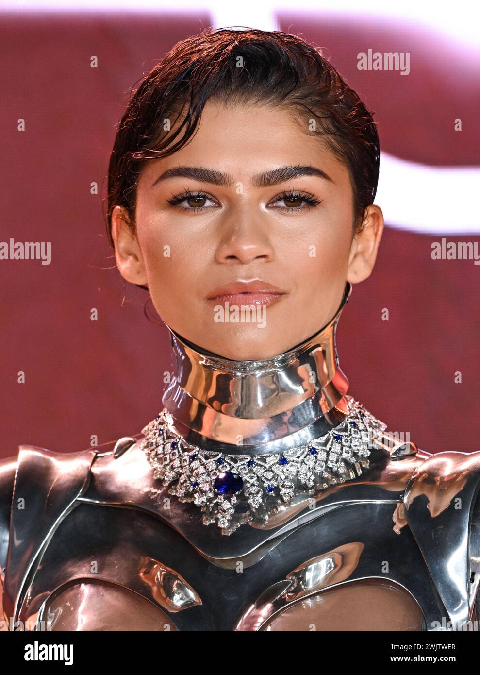 London, UK. February 15th, 2024. Zendaya arriving at the World Premiere