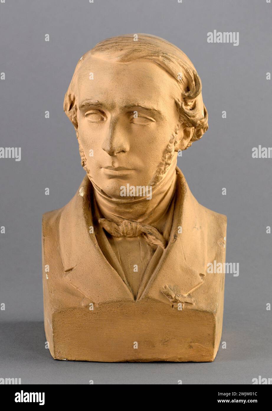 JeanPierre Dantan (18001869), known as Dantan young. Serious portrait