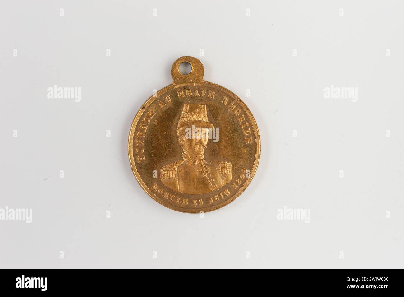 Carnavalet museum, medal collection Bust law of General Négrier in ...