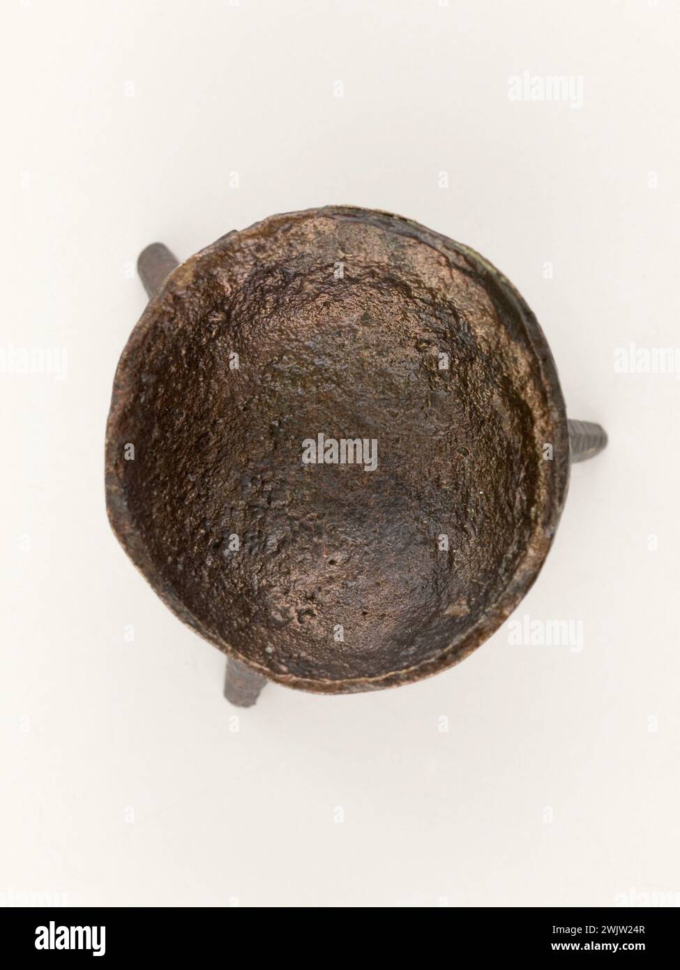 Miniature container on tripod. Copper alloy. Gallo-Roman. Paris ...