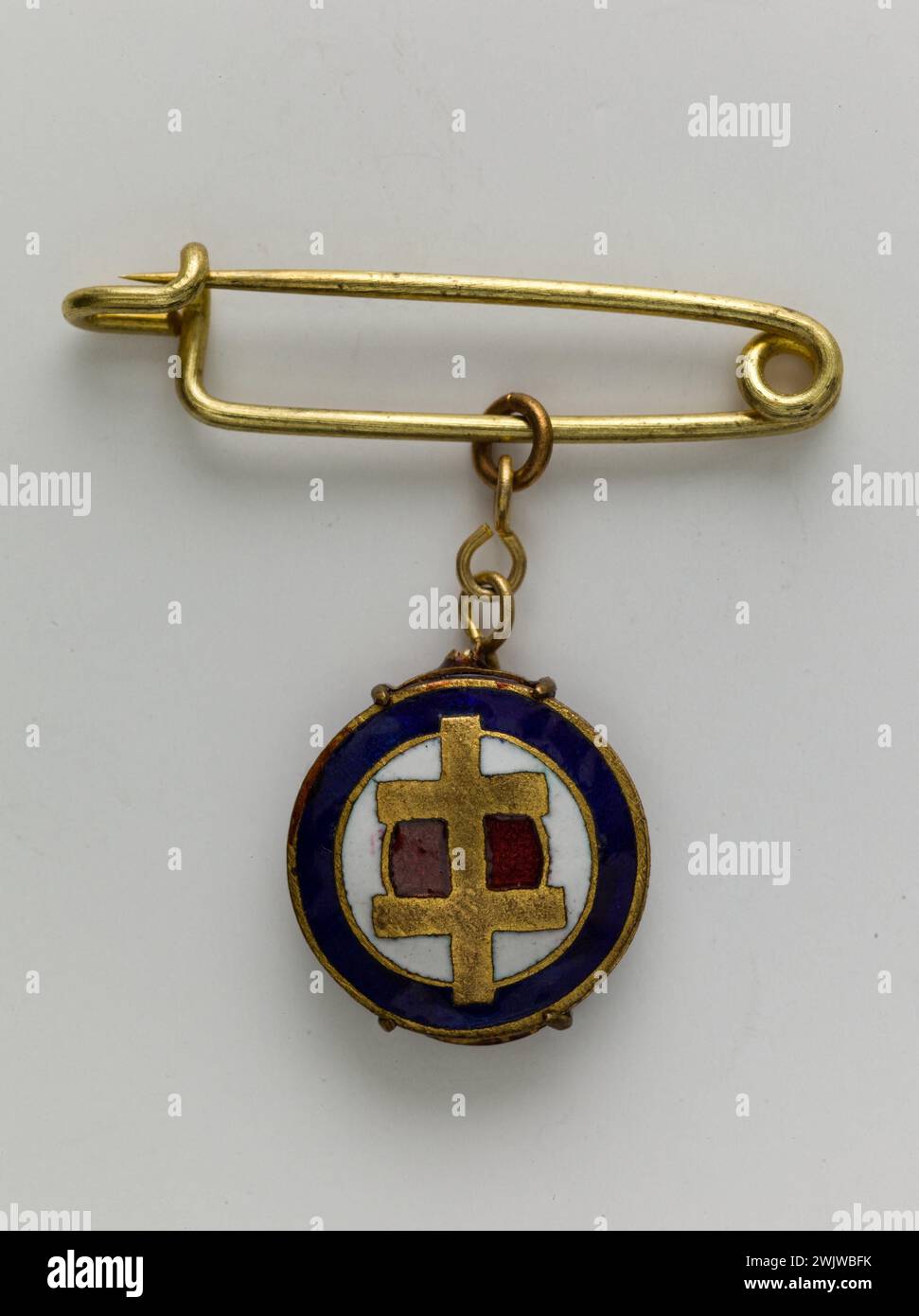 Ancienne épingle Date 4.9.1939 – Broche Vintage Inconnue, Objet De Collection Historique