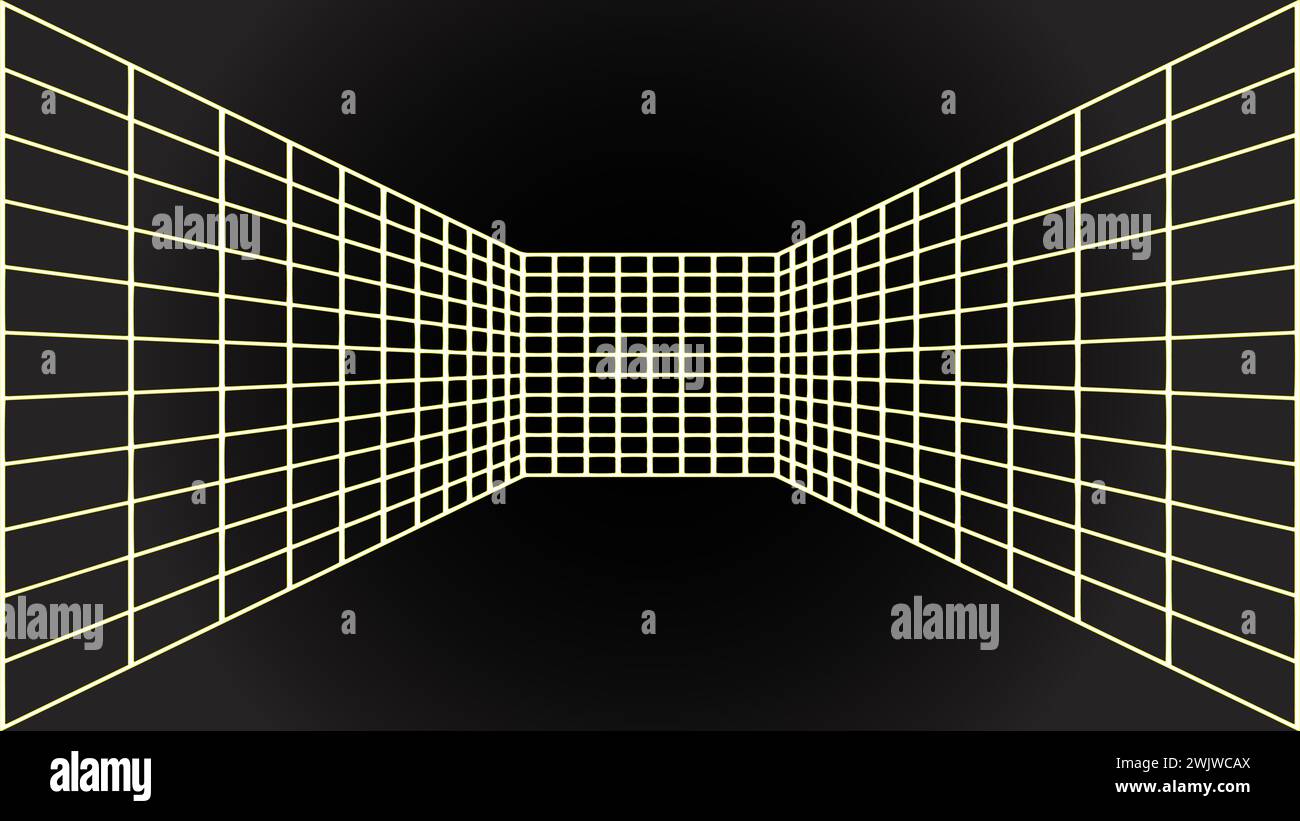 artillustration design concept background modern wavy geometry Stock Vector