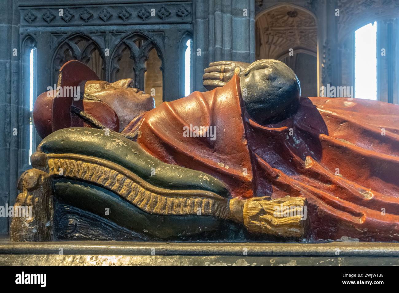 Cardinal Beaufort's Chantry Chapel and tomb, Winchester Cathedral, Hampshire, England, UK Stock Photo
