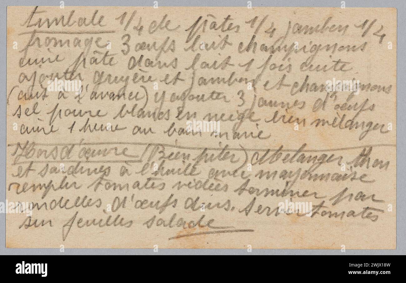 Hugo Schneider Ag (n. - d.), Fund label containing four panzerfaust 60 ...