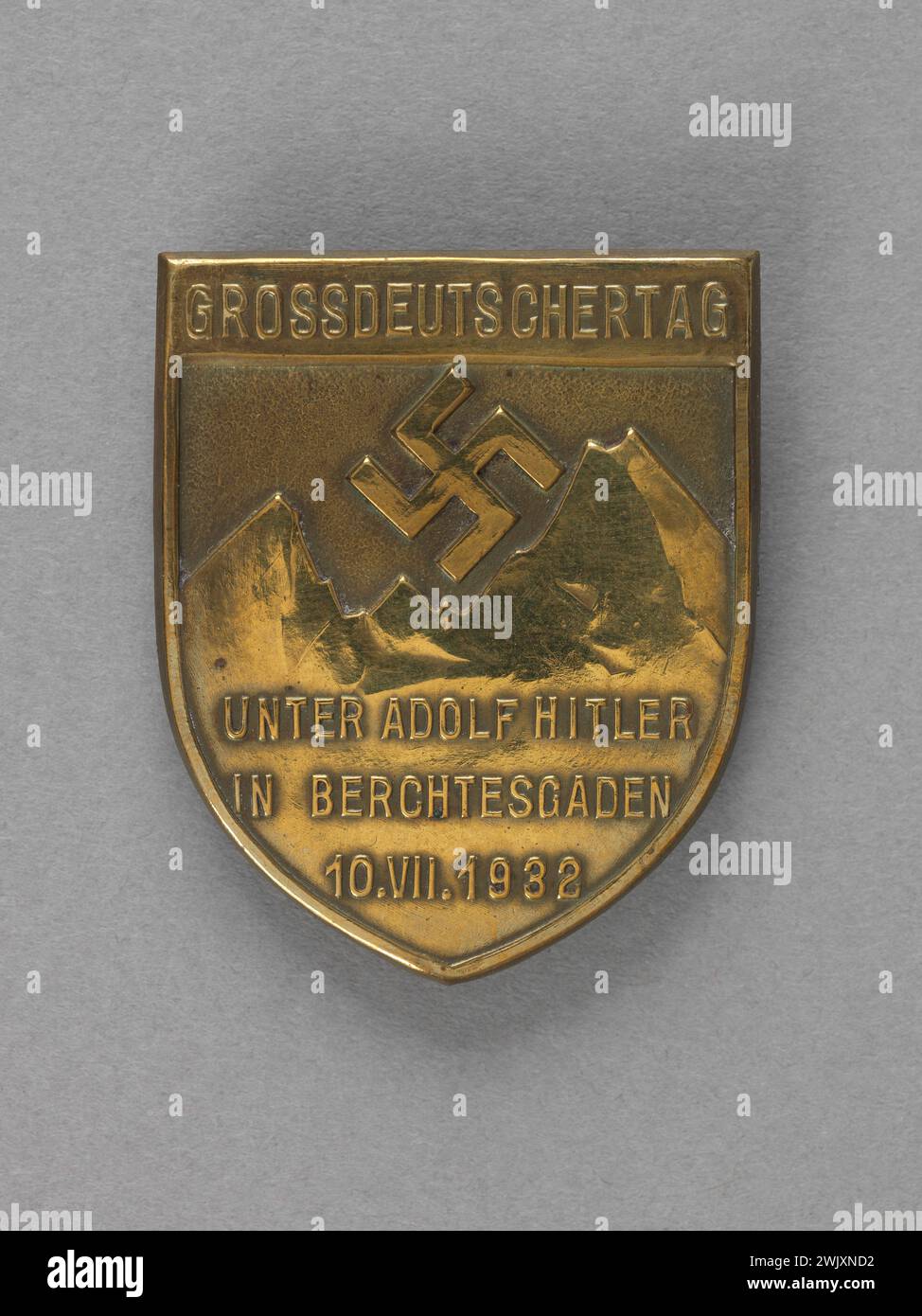 Dishler & Sohn, Gross Deuttag Interet Adolf Hitler in Bertler Bads 10.1932 (TITRATION APPRIBUE), 1932-07-10. MNtal. Modium The Moristianation The Pais - Mother's Girllenb Reller Luclerc - Musée Warner. Stock Photo