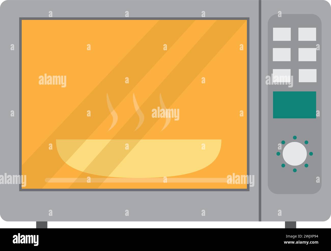 microwave icon vector design template Stock Vector