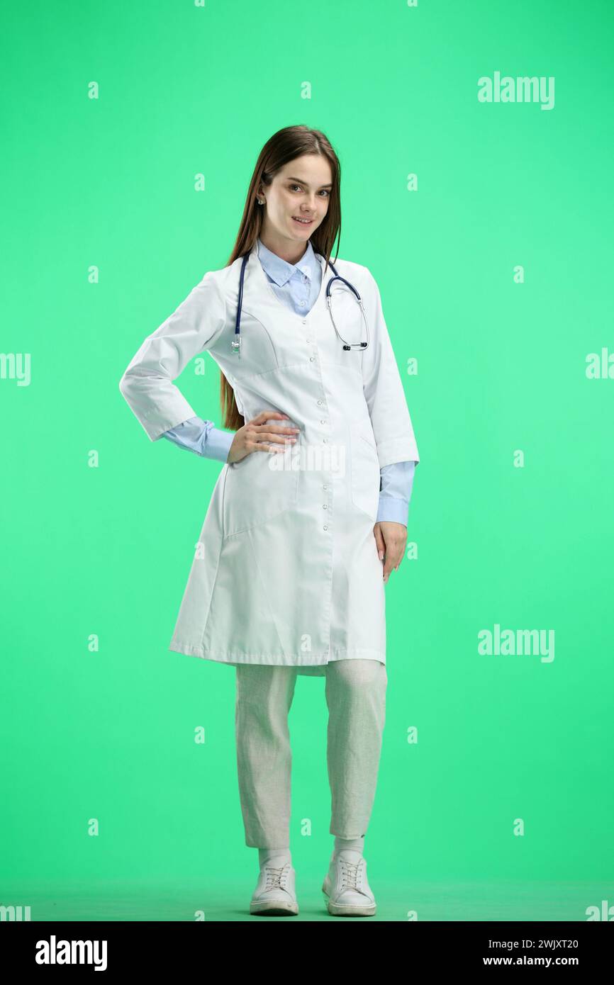 Portrait female doctor hands hi-res stock photography and images - Alamy