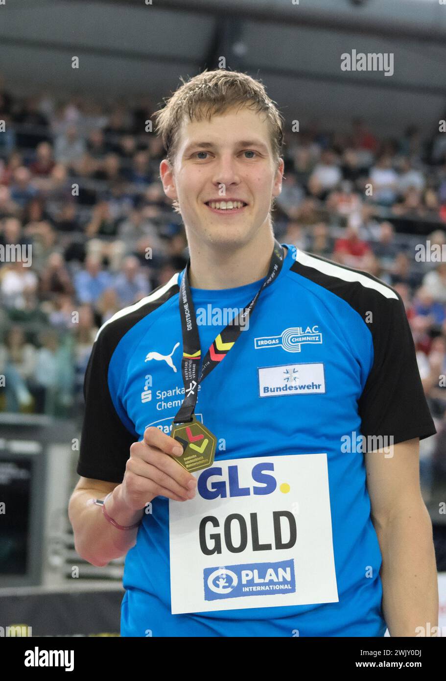 17 February 2024, Saxony, Leipzig: German Indoor Championships ...
