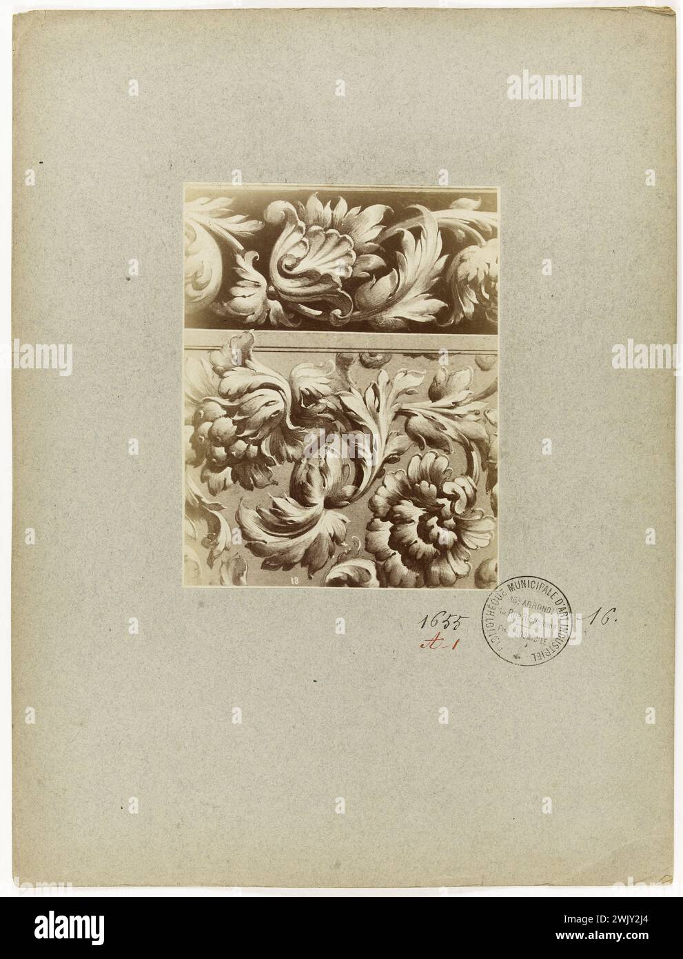 Anonymous. Collection of ornamental patterns - Industrial drawing by ...