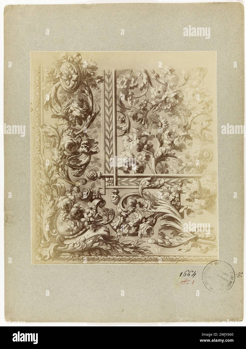 Anonymous. Collection of ornamental patterns - Industrial drawing by ...