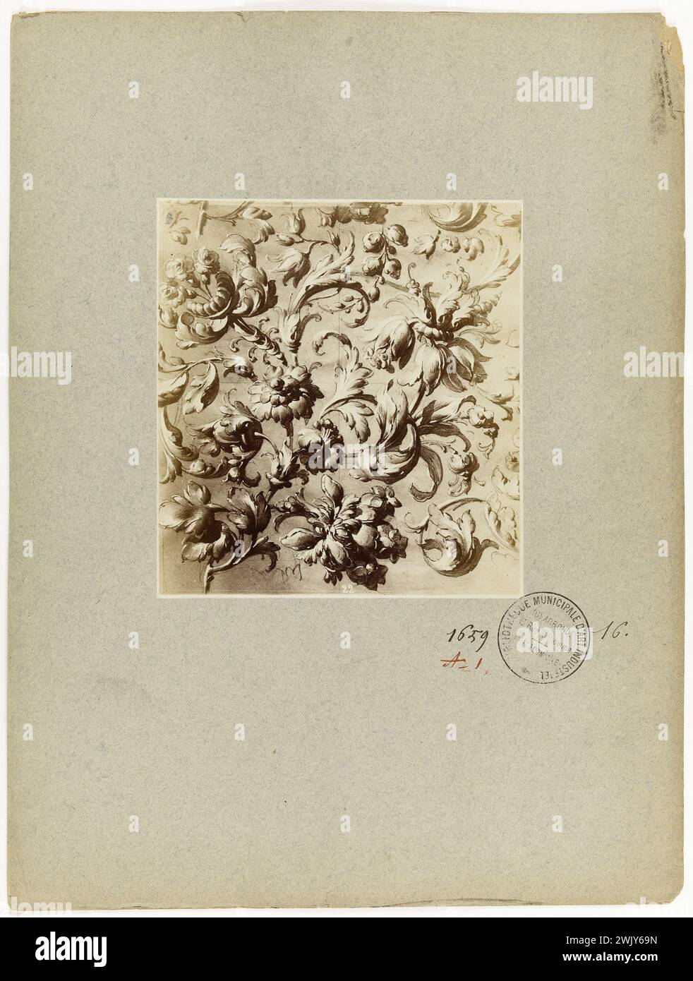 Anonymous. Collection of ornamental patterns - Industrial drawing by ...
