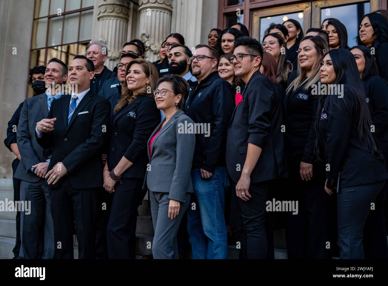 February 16, 2024, Bakersfield, California, USA Mayor Karen Goh poses