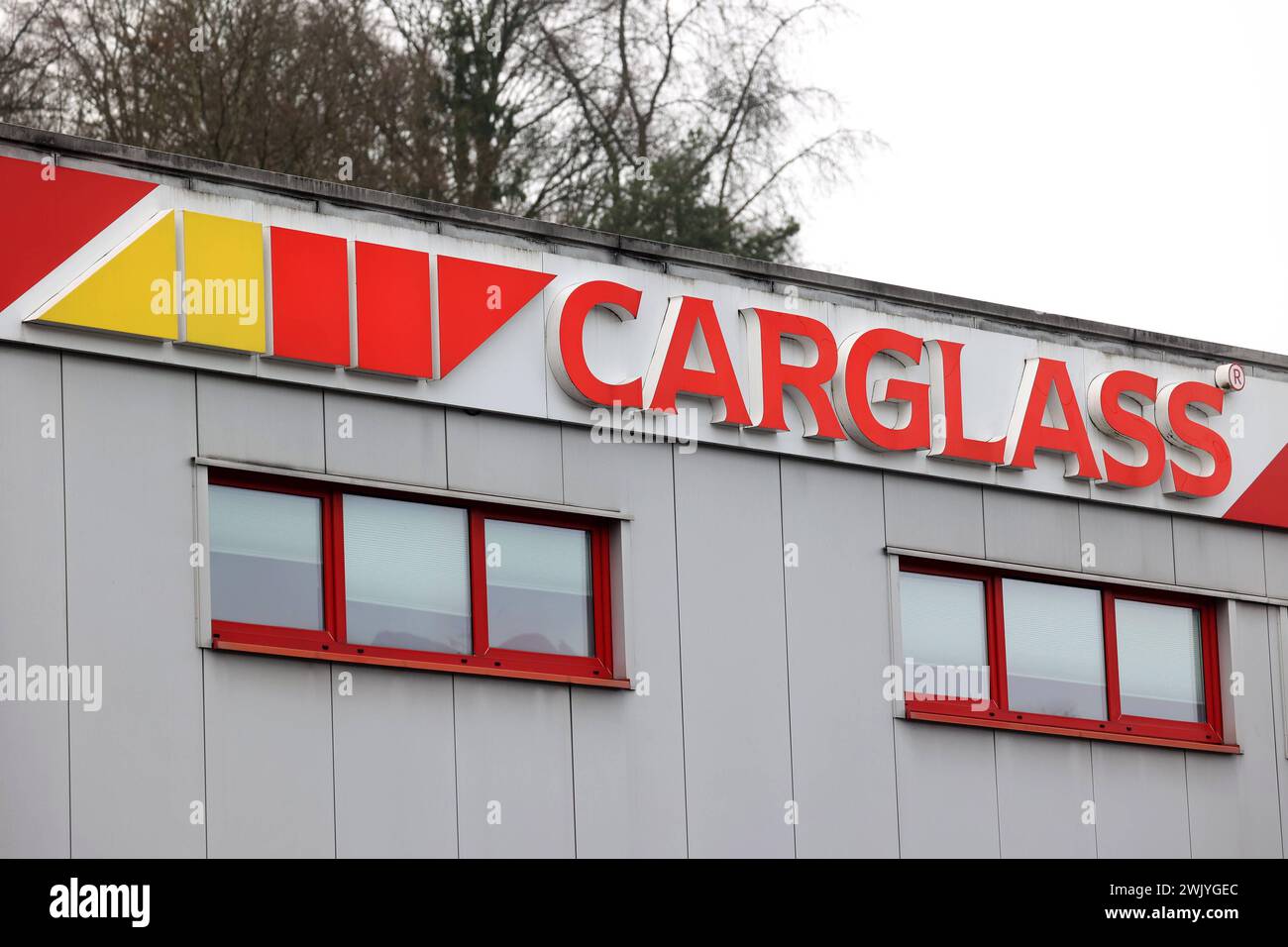 Carglass GmbH, Logo Carglass am 17.02.2024 in Siegen/Deutschland. *** Carglass GmbH, Logo