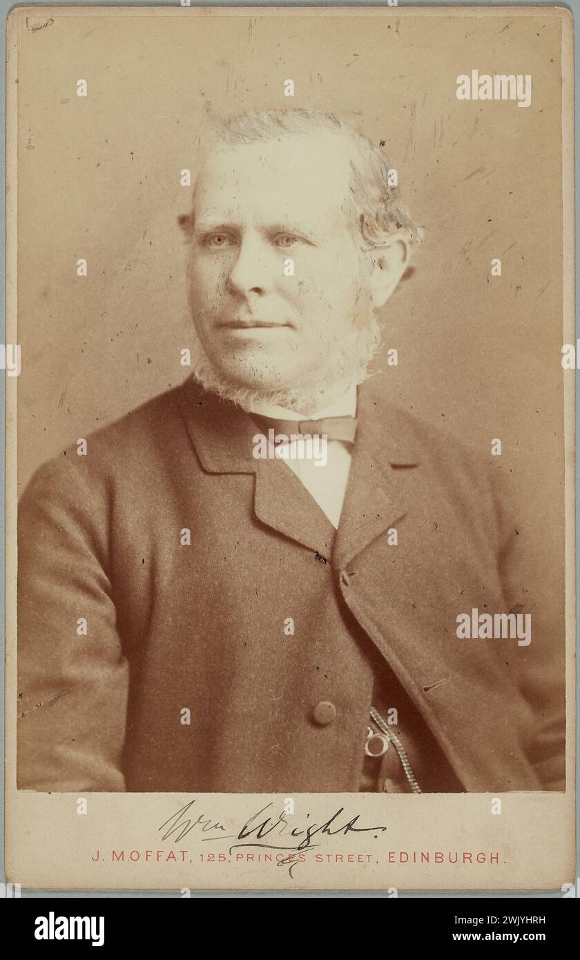 MOFFAT, John (N.1819 - D.1894), Wright, Edinburgh, July 1883 (common