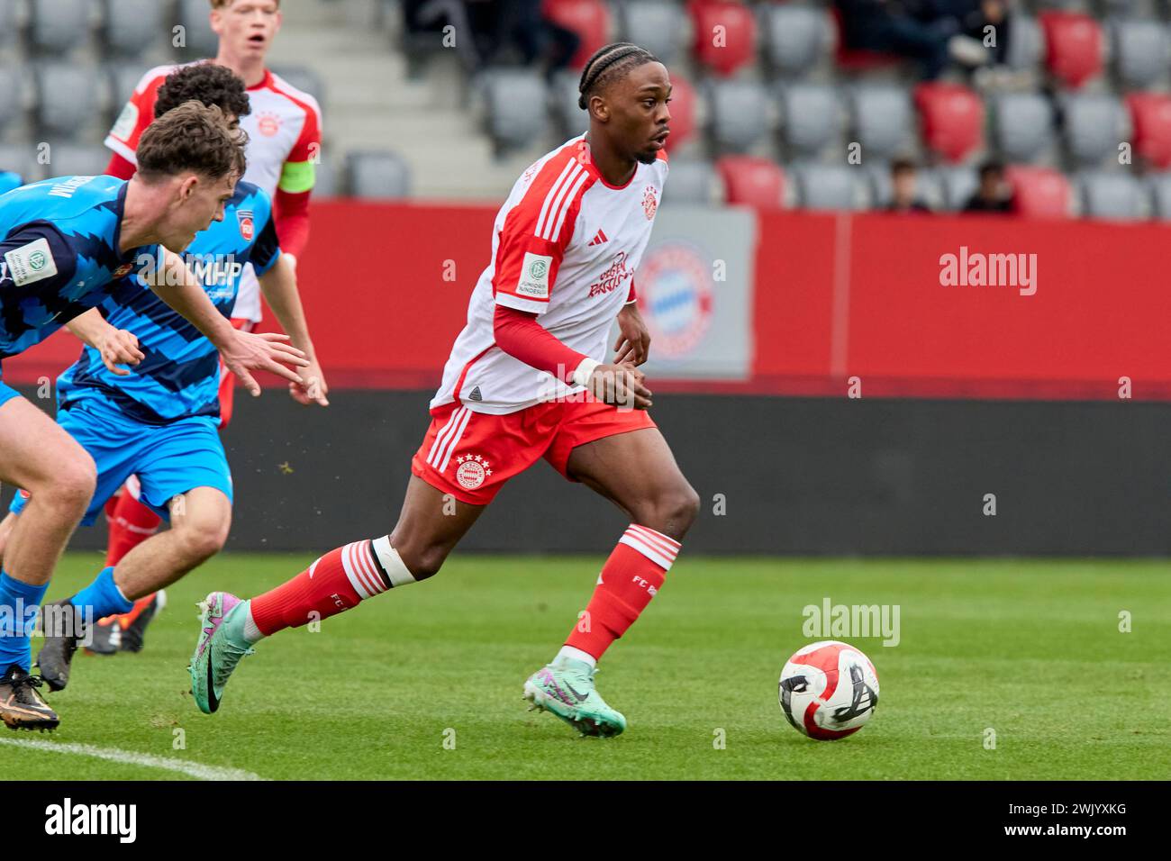 2024-02-10 20240210-14213621343, Deutsche Fussball Juniorenbundesliga Süd/Südwest  Saison 2023/2024, Bundesliga 1, Junioren U19, Gameday 16 SCOTT Mich Stock Photo