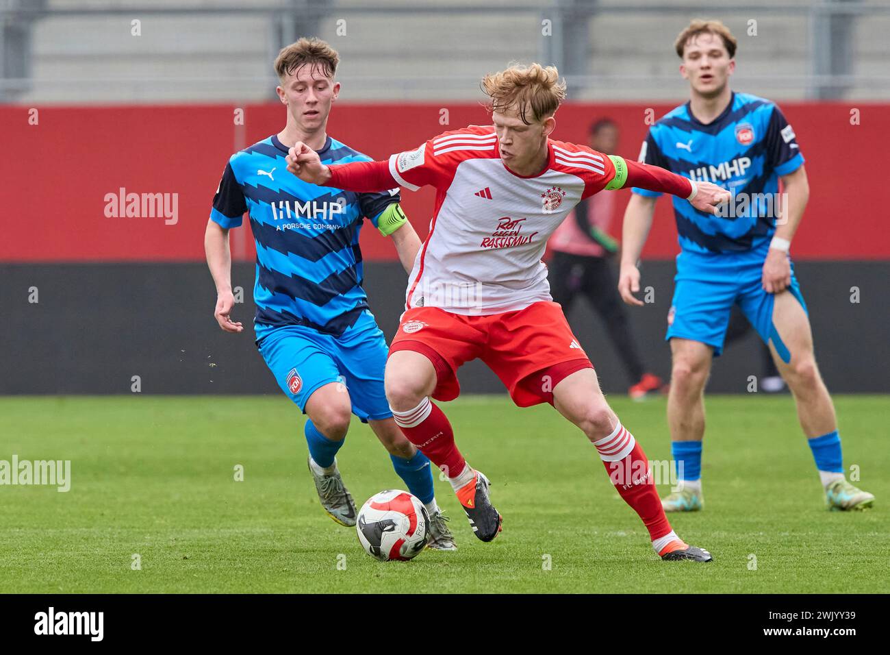 2024-02-10 20240210-14455412318, Deutsche Fussball Juniorenbundesliga Süd/Südwest  Saison 2023/2024, Bundesliga 1, Junioren U19, Gameday 16 BECKER Len Stock Photo