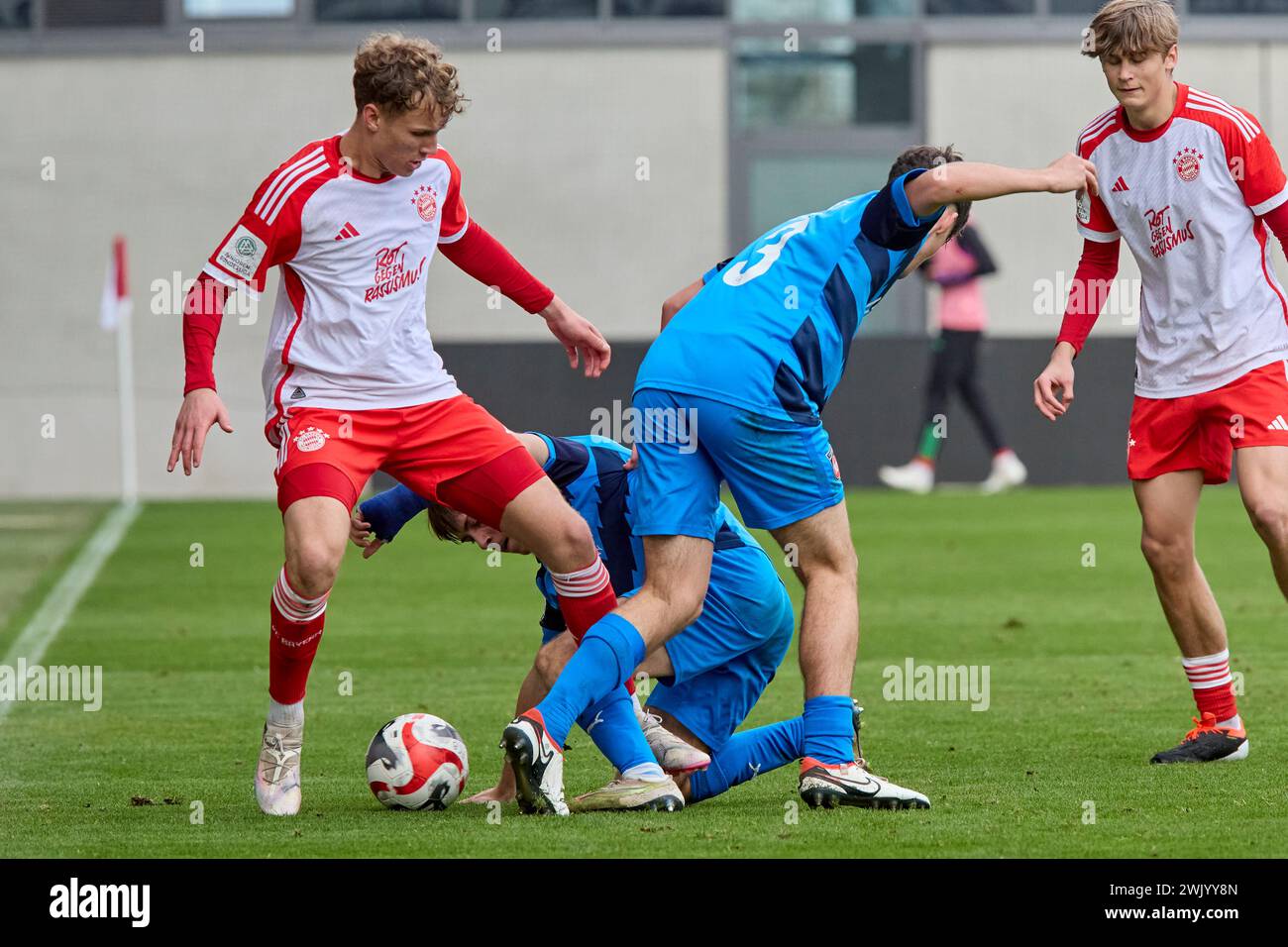 2024-02-10 20240210-15062989462, Deutsche Fussball Juniorenbundesliga Süd/Südwest  Saison 2023/2024, Bundesliga 1, Junioren U19, Gameday 16 KAMPER Eli Stock Photo