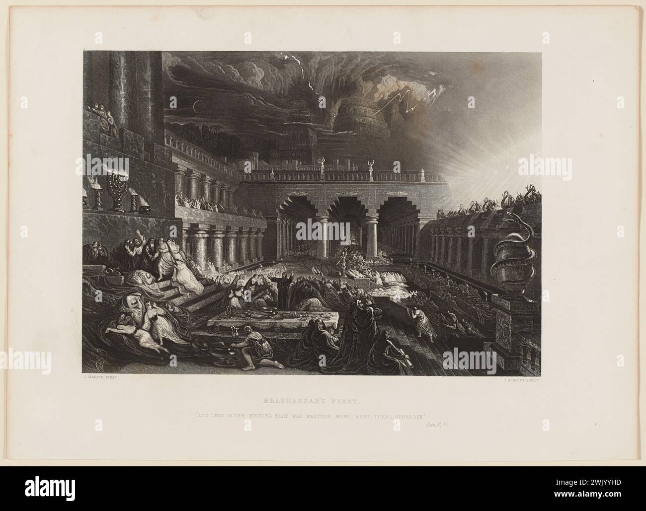 Martin, John (n.17890719D.18540217), Le Festin de Balthazar (dummy