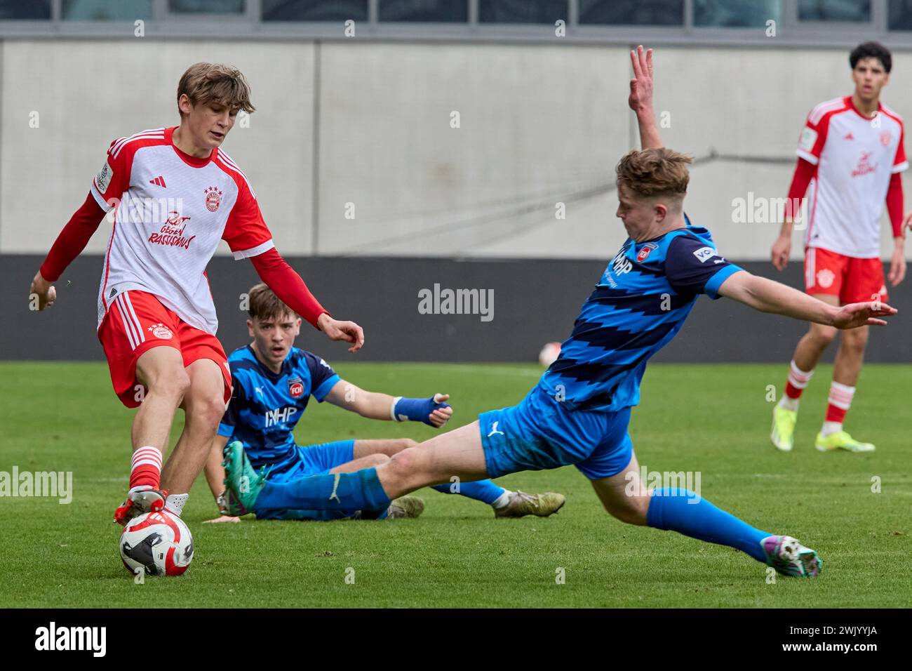 2024-02-10 20240210-15235339788, Deutsche Fussball Juniorenbundesliga Süd/Südwest  Saison 2023/2024, Bundesliga 1, Junioren U19, Gameday 16 DALPIAZ Ma Stock Photo