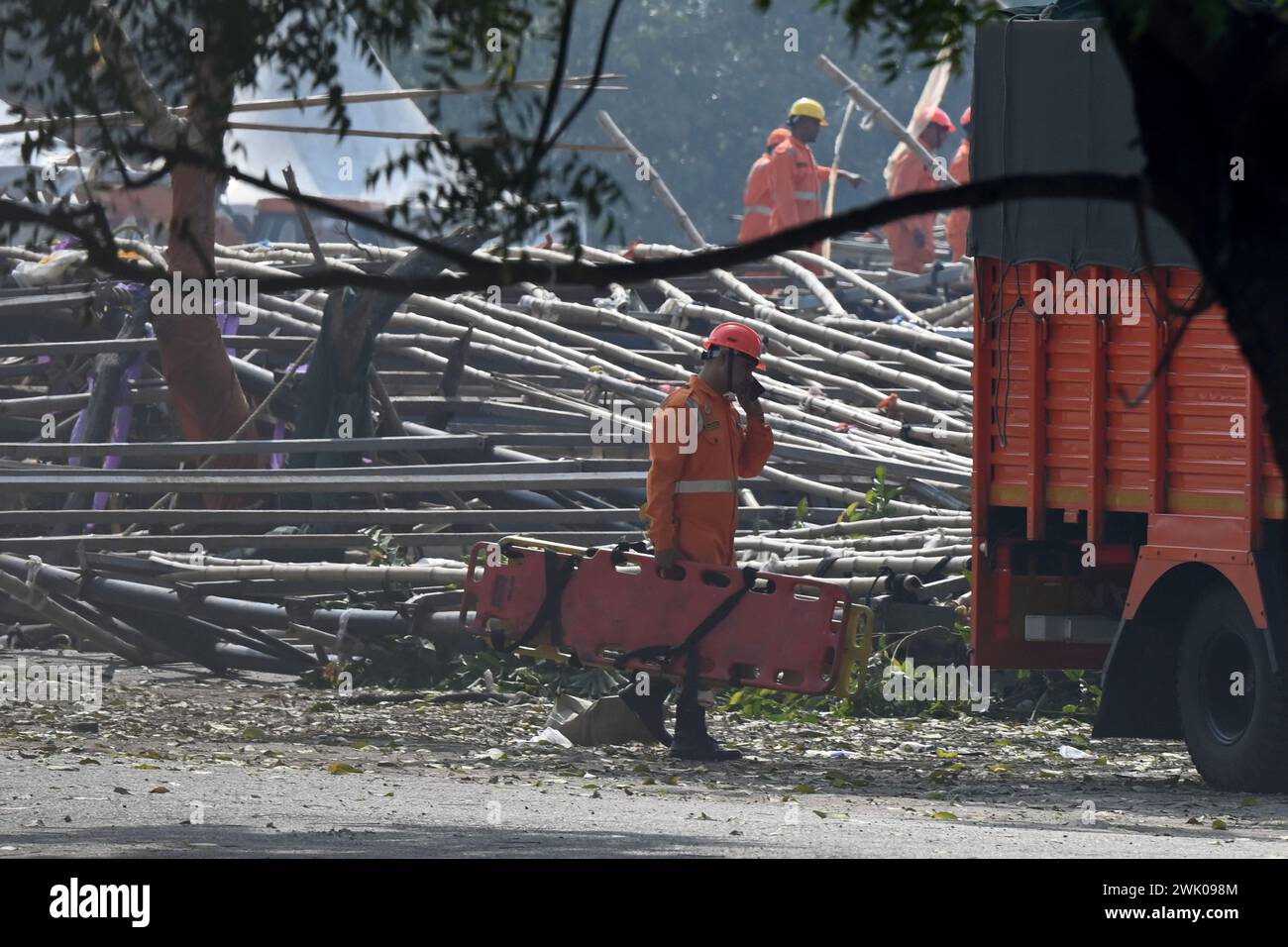 Ndff Rescue New Delhi, India. 17th Feb, 2024. NEW DELHI, INDIA -FEBRUARY 17: NDRF ...