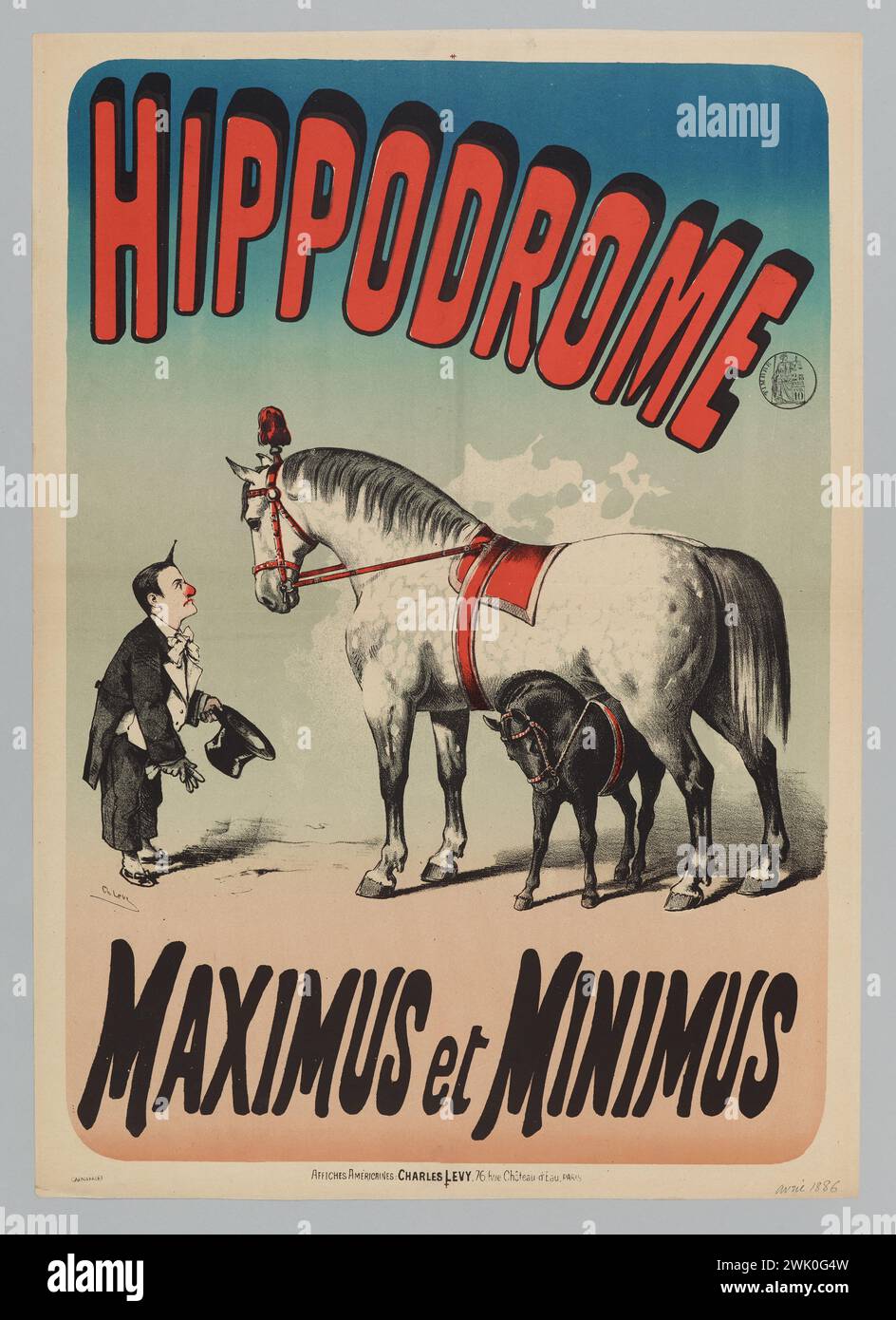 Lévy, Charles, Hippodrome/ Maximus and Minimus (Inscribed title (Letter