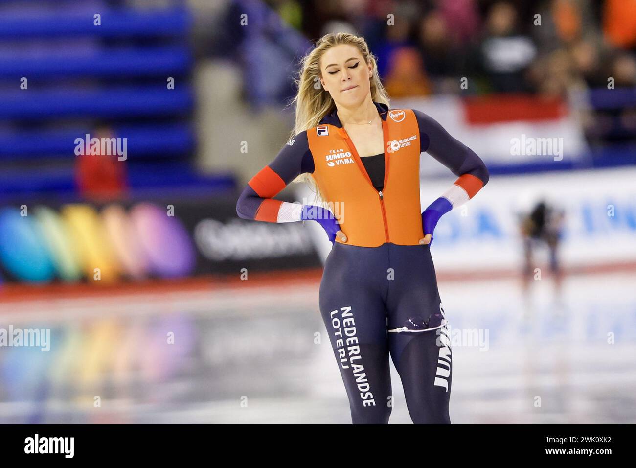 Calgary, Canada. 17th Feb, 2024. CALGARY, Olympic Oval, 17-02-2024 ...