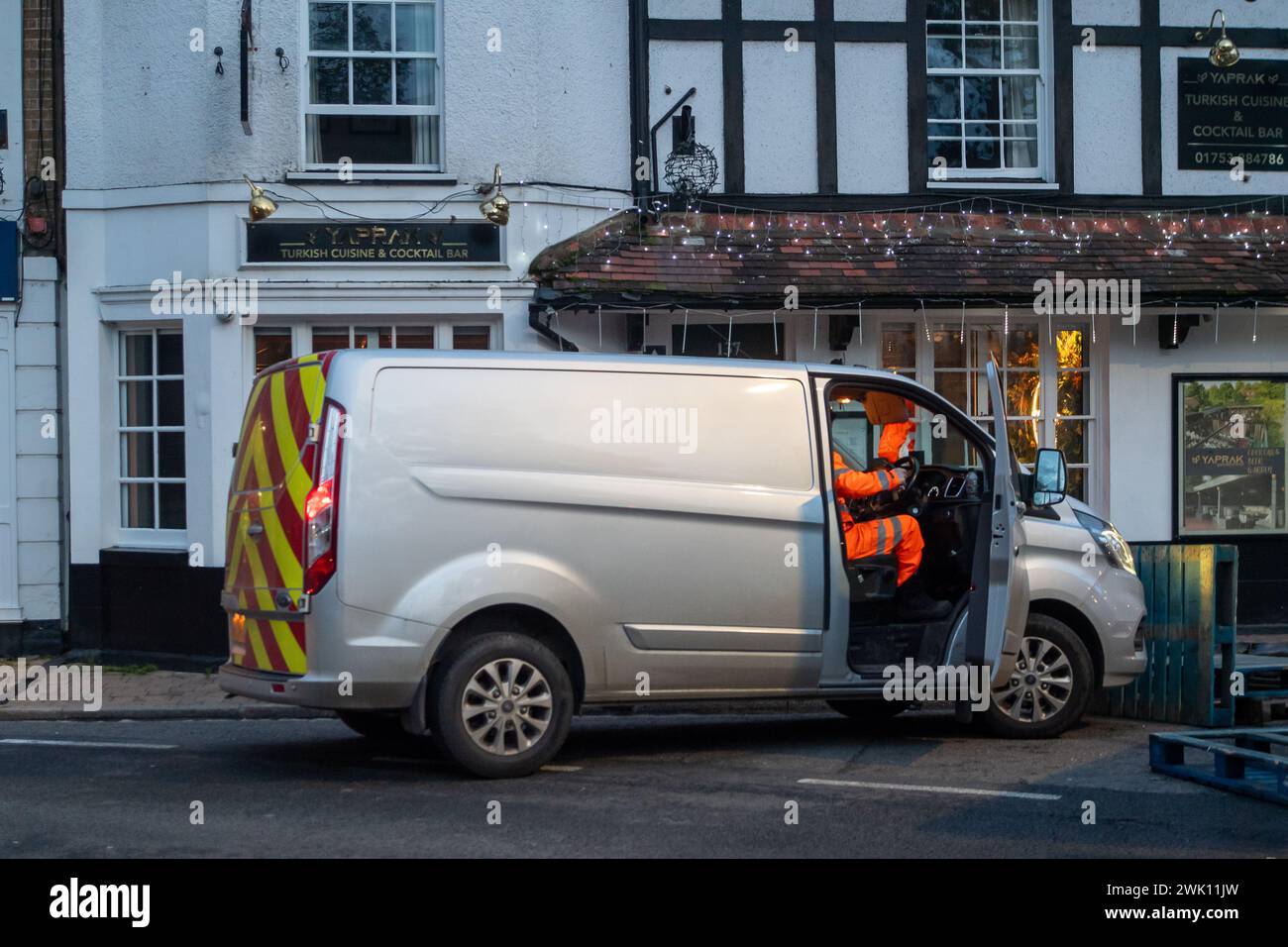 Chalfont St Peter, UK. 15th February, 2024. Thames Water have been in