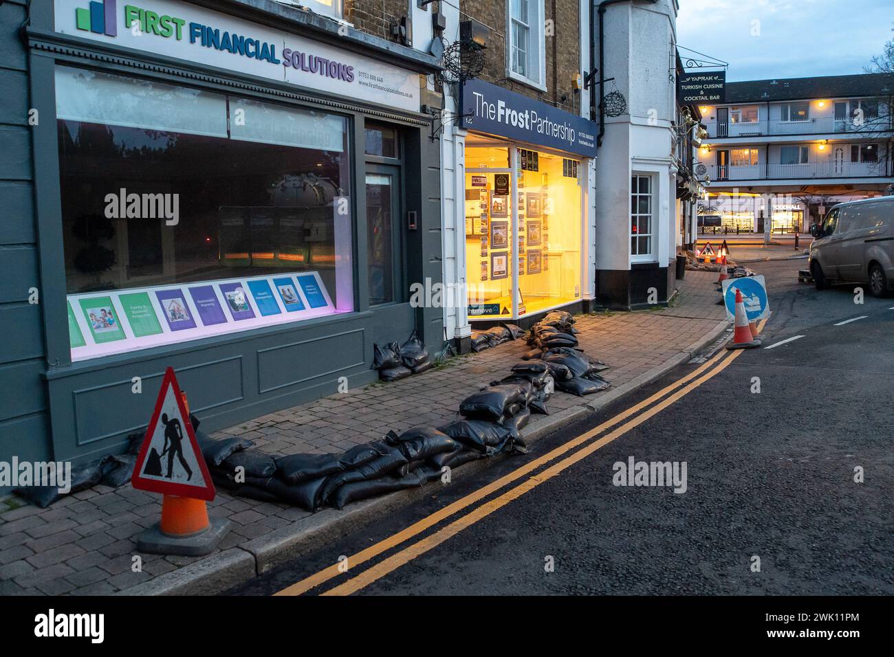 Chalfont St Peter, UK. 15th February, 2024. Thames Water have been in
