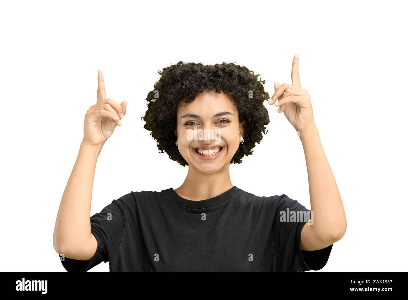 Excited woman close up hi-res stock photography and images - Alamy