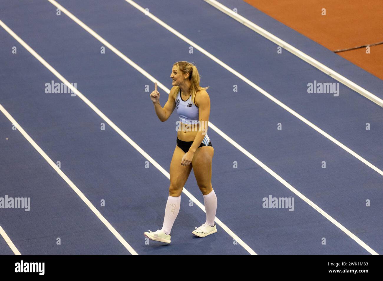 Birmingham, 17 February 2024, Women Pole Vault Final CAUDERY Molly