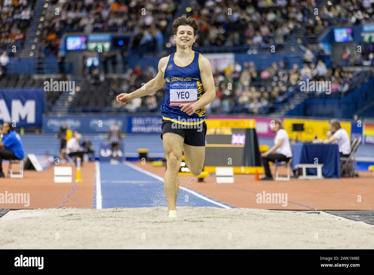 Birmingham, 18 February 2024, Triple Jump Men Final – Archie Yeo ...