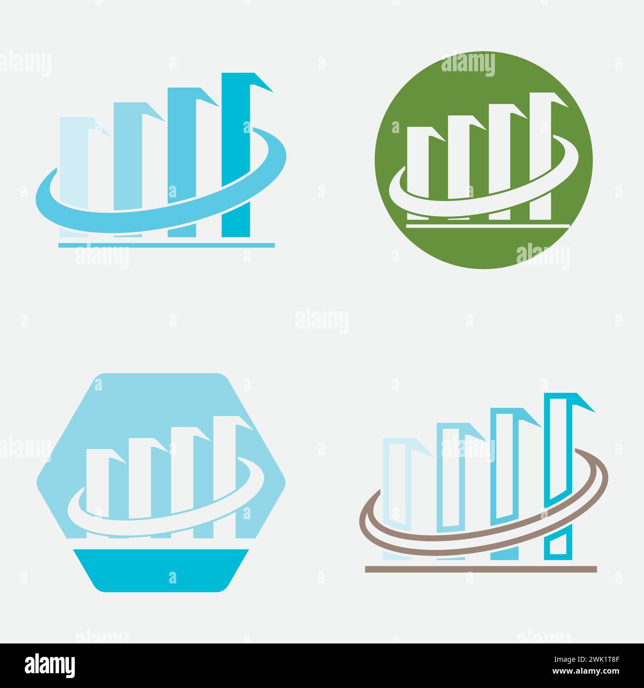 Accounting icon set logo vector Stock Vector Image & Art - Alamy