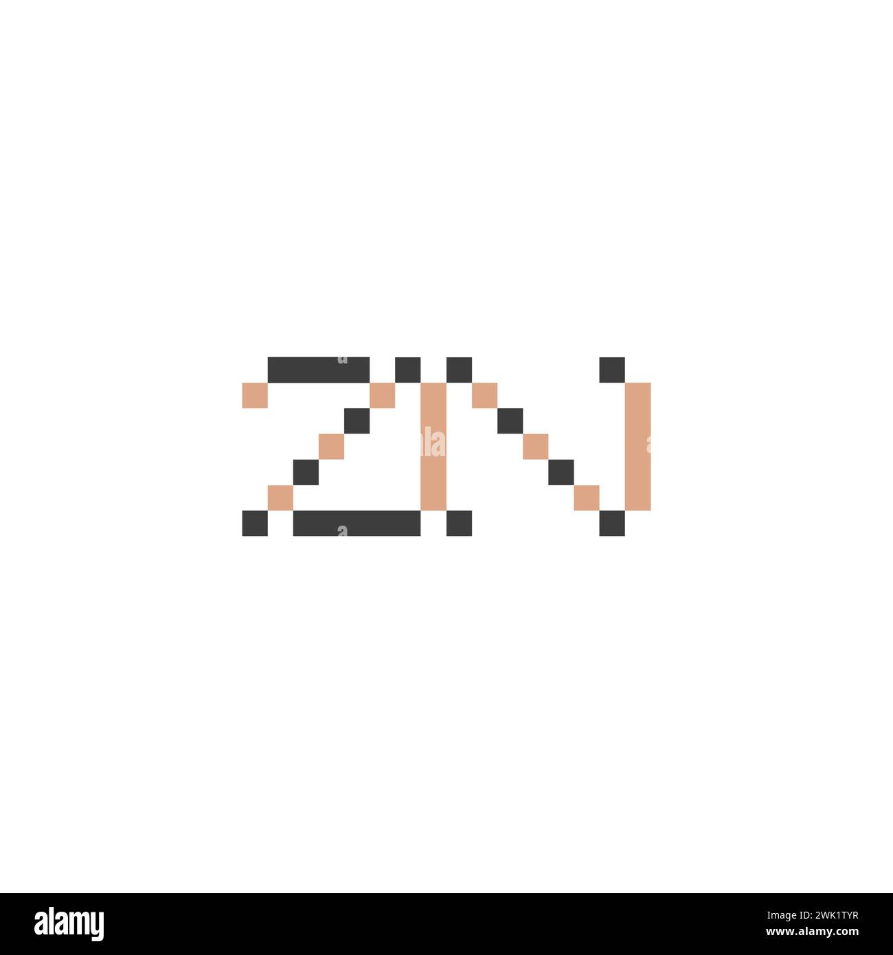 Alphabet Initials logo ZN, NZ, Z and N Stock Vector Image & Art - Alamy