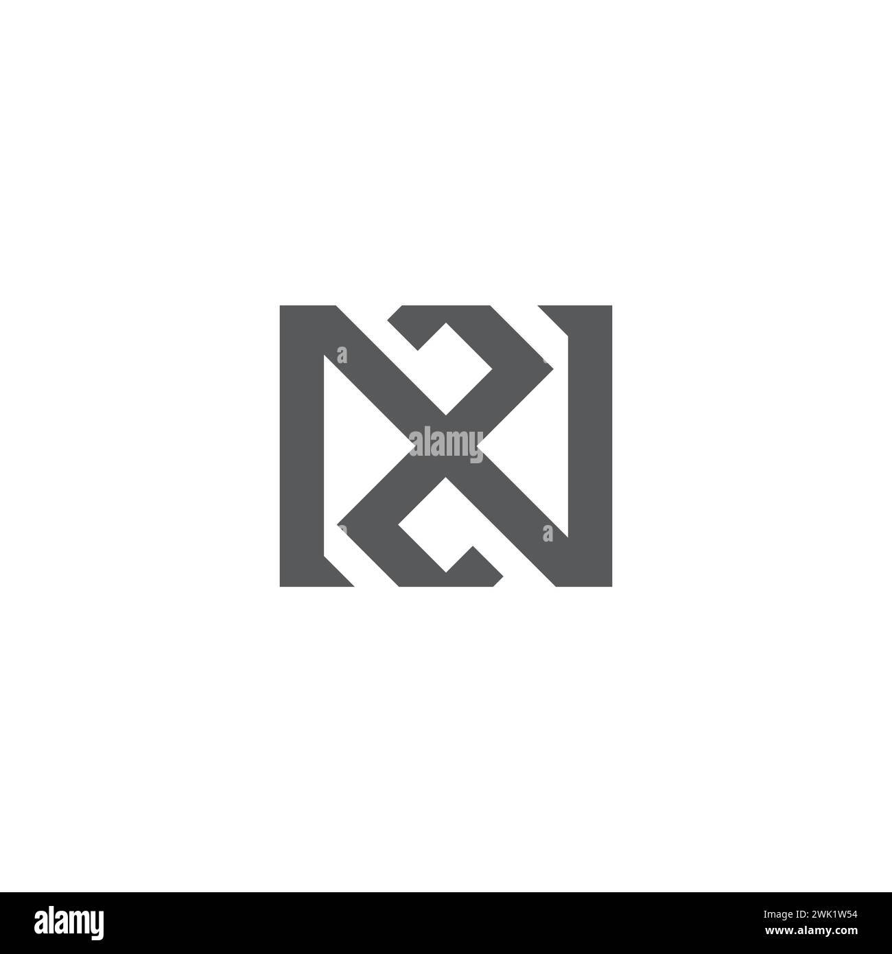 Alphabet Initials logo ZN, NZ, Z and N Stock Vector Image & Art - Alamy
