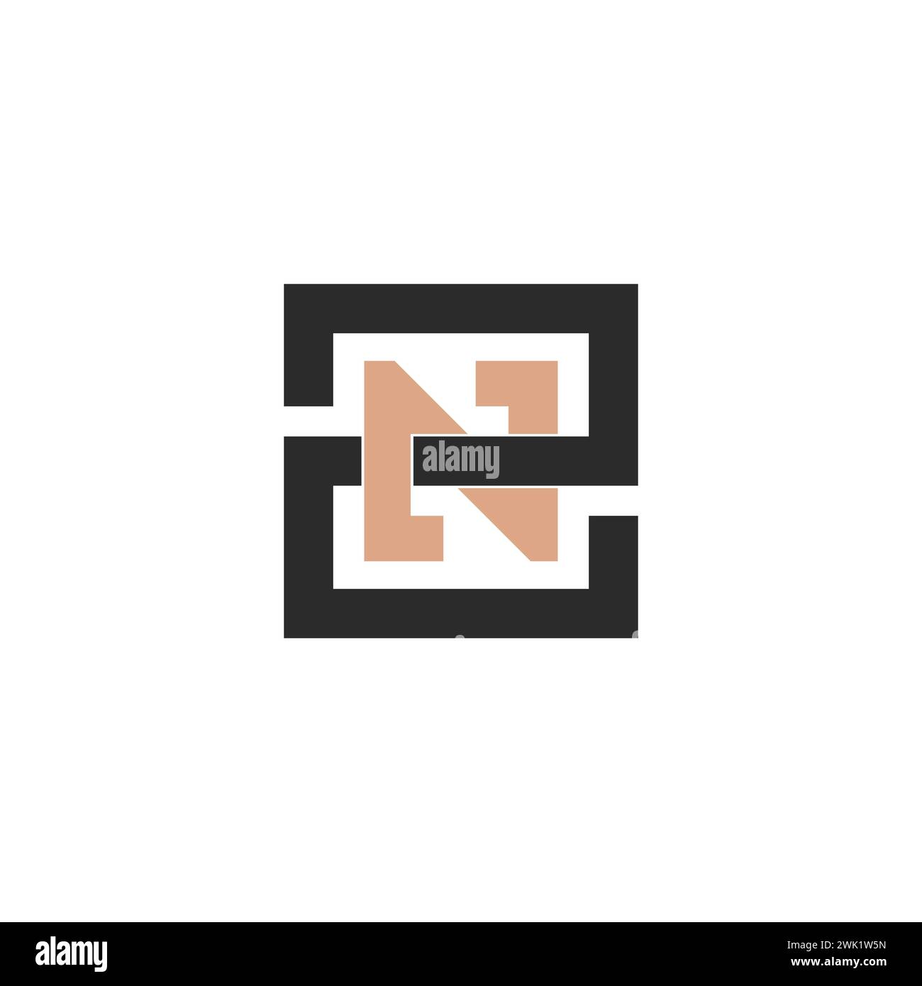 Alphabet Initials logo ZN, NZ, Z and N Stock Vector Image & Art - Alamy