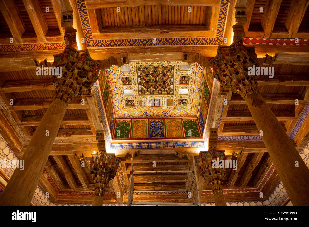The mosque in the Ark, Bukhara's ancient royal palace Stock Photo - Alamy