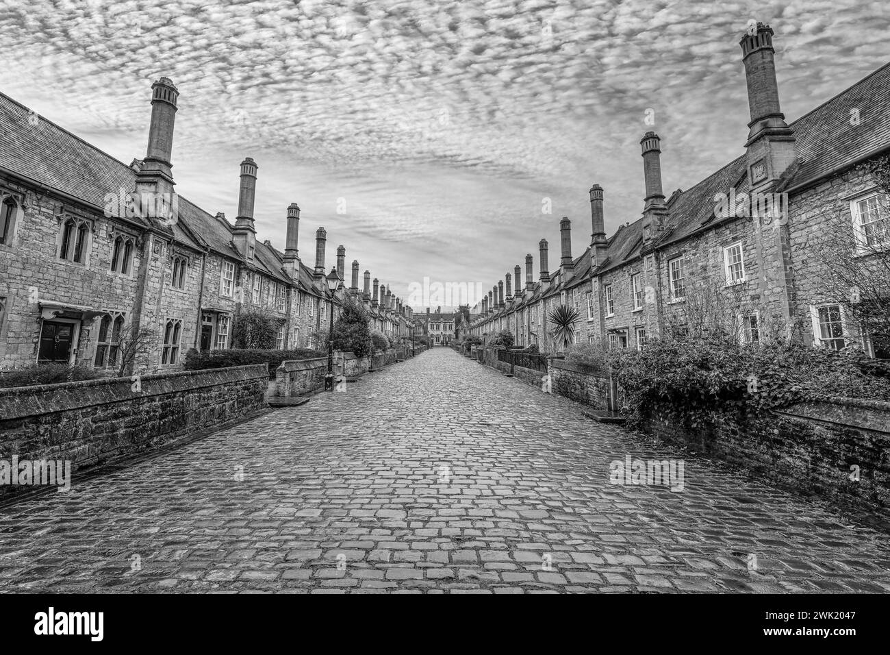 Vicars Close in Wells Stock Photo
