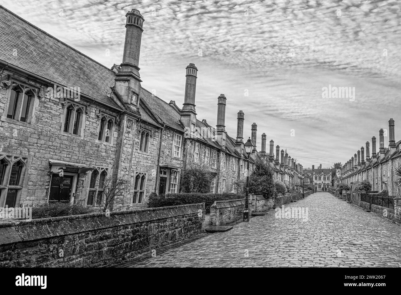 Vicars Close in Wells Stock Photo