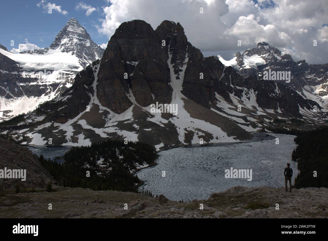 Mount Assiniboine views Stock Photo