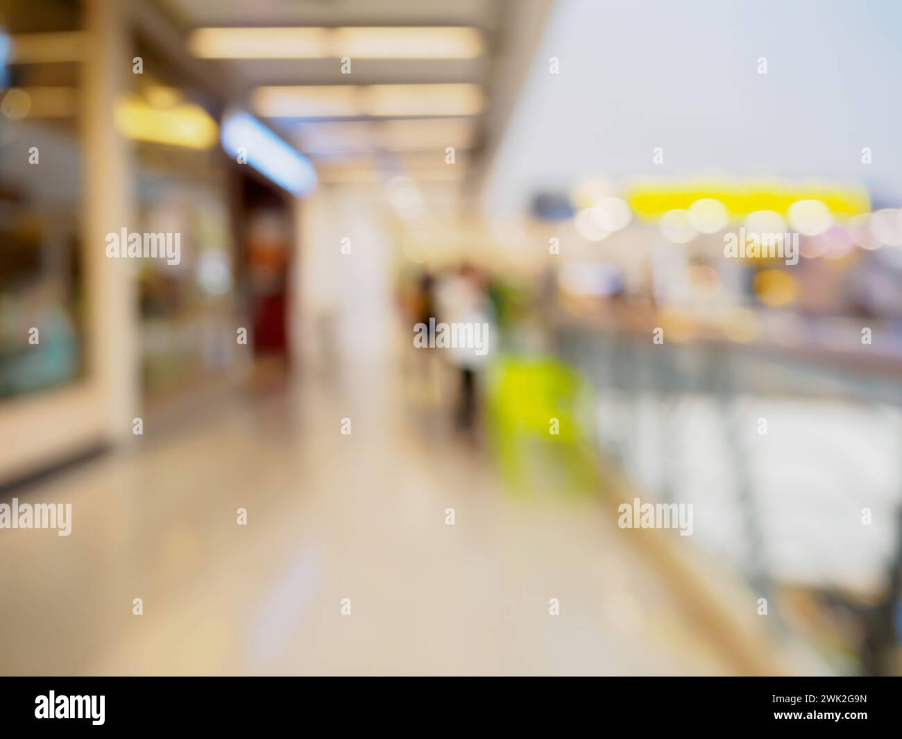 Abstract blurred shopping mall background hi-res stock photography and ...