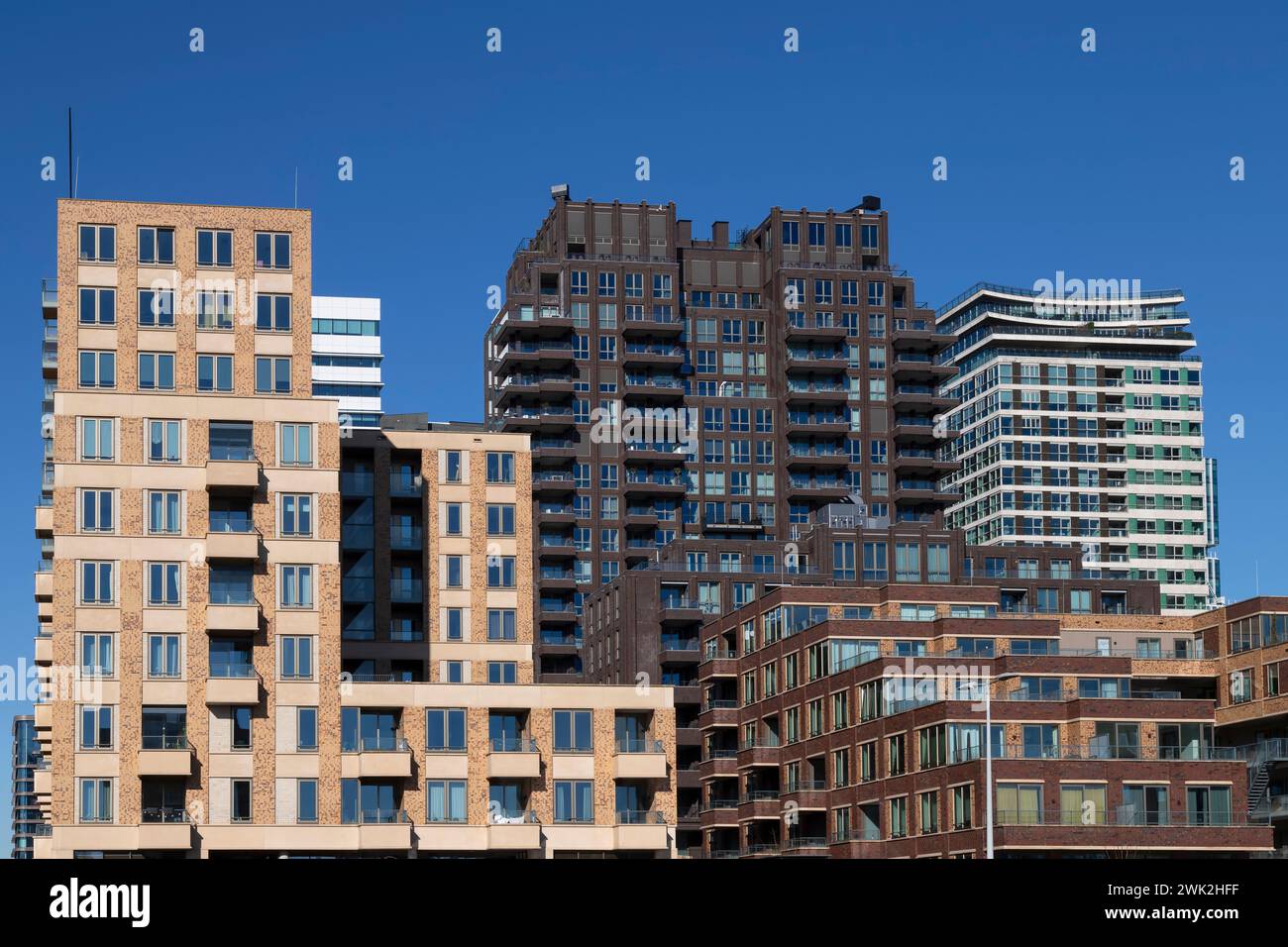 Modern High Rise Apartment Building with Balconies and ... - Dreamstime - Contemporary High-Rise Apartments