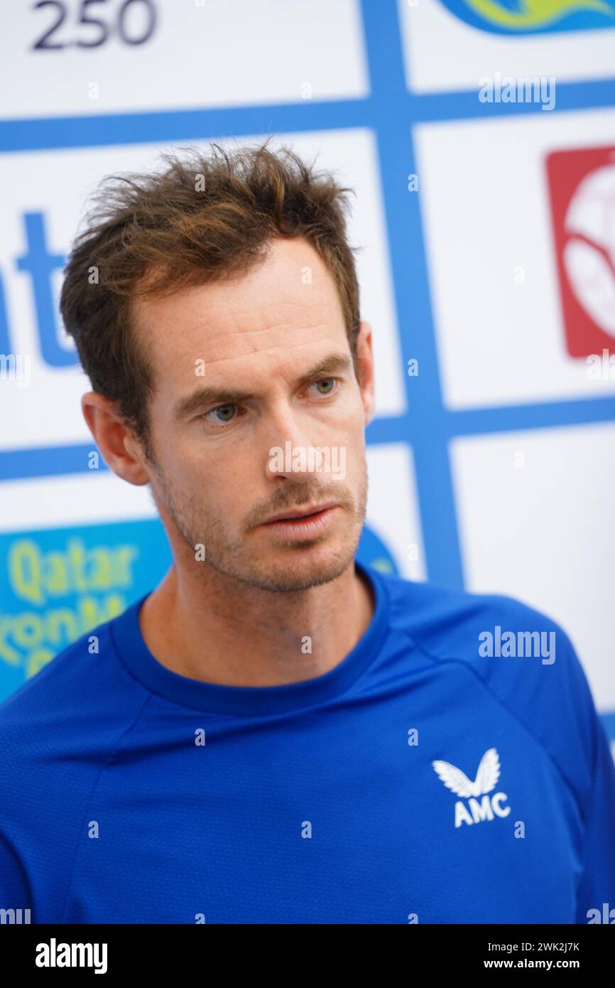Former World No.1 Andy Murray during a Special Media Day of the Qatar