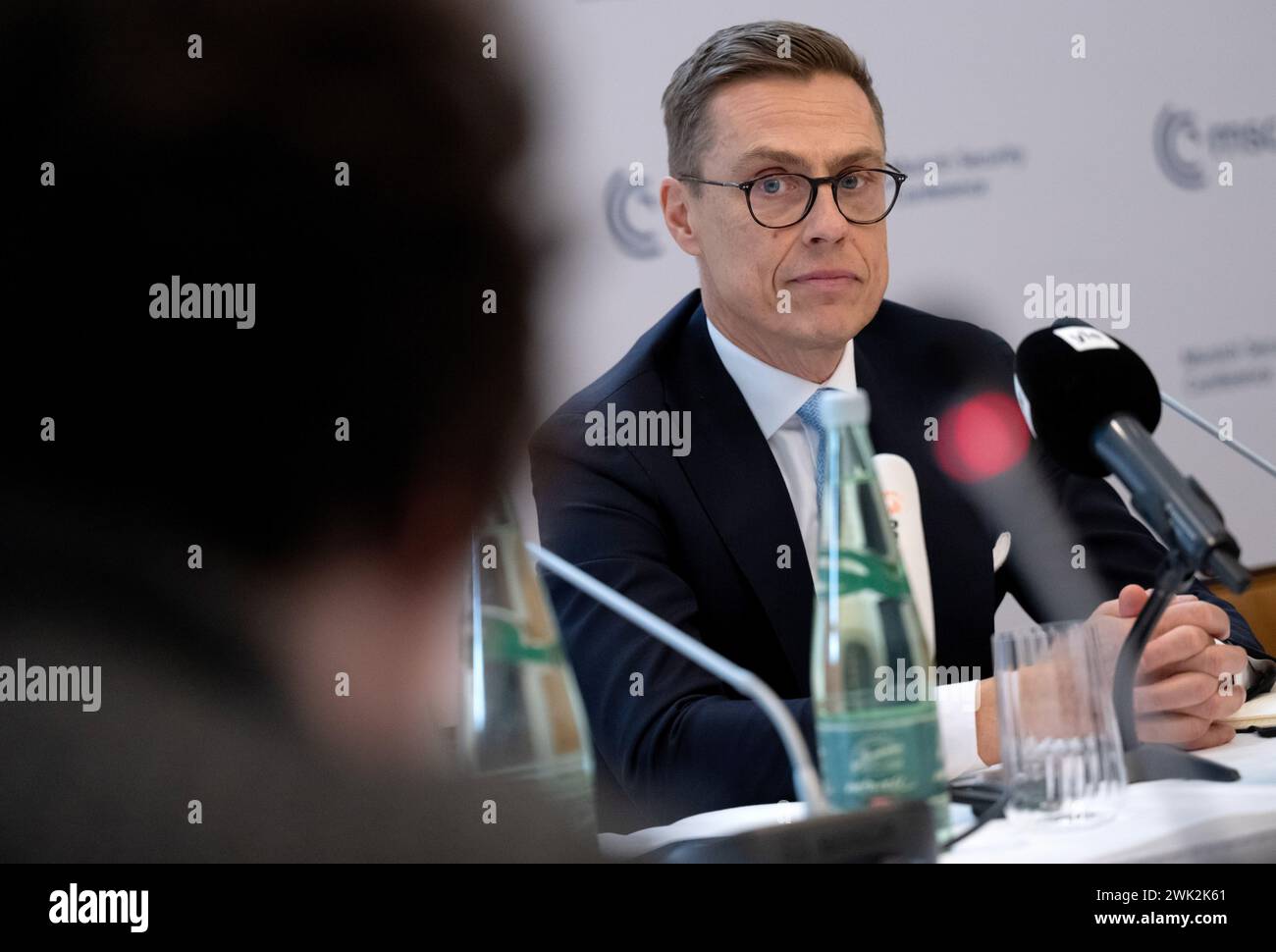 Munich, Germany. 18th Feb, 2024. Alexander Stubb, President of Finland