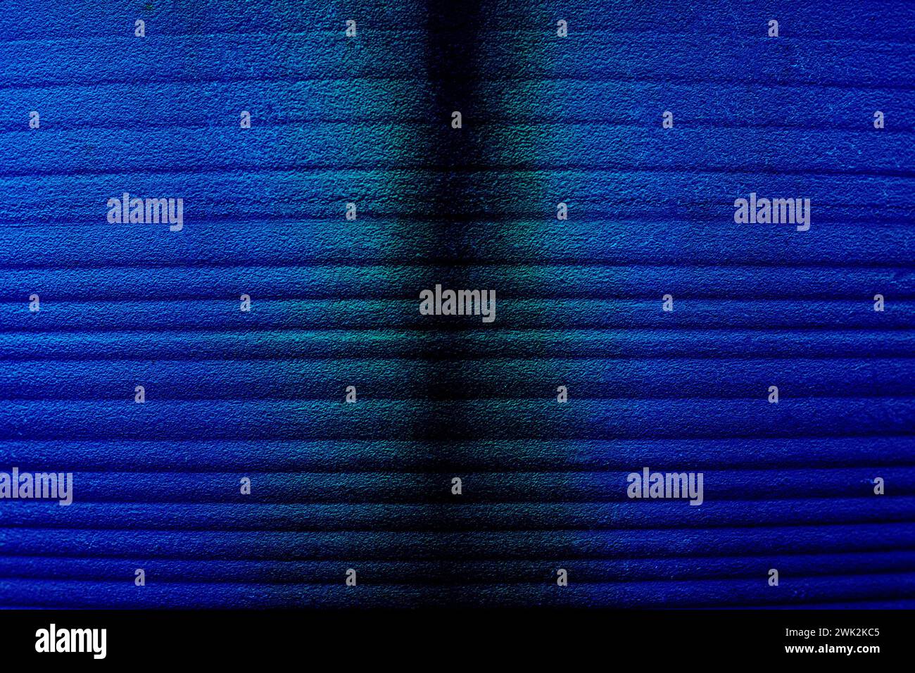 Blue wall with striped patterns Stock Photo