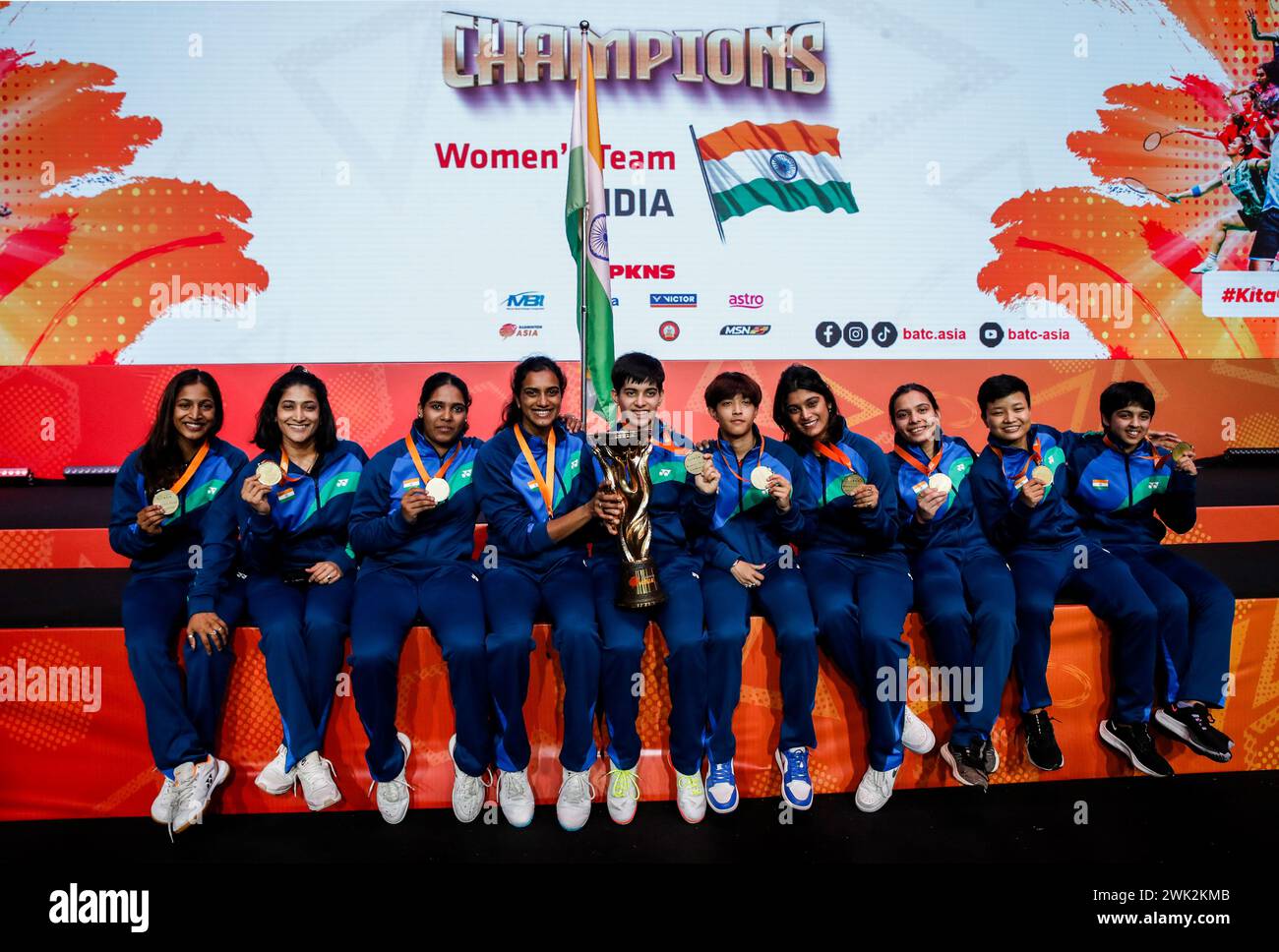 Badminton asia team championships 2024 hires stock photography and