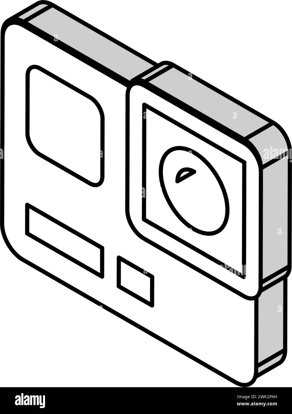 action camera isometric icon vector illustration Stock Vector Image ...