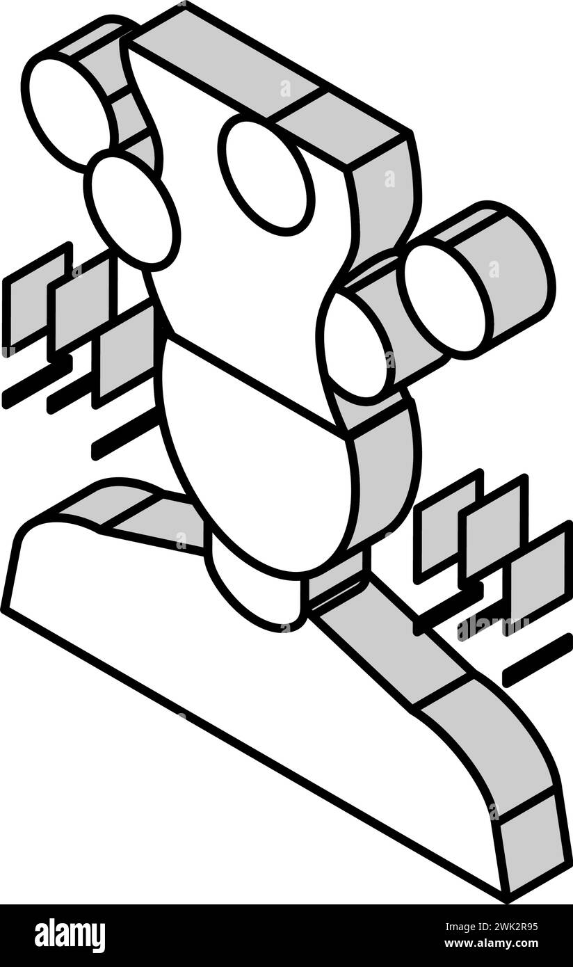 phobia psychological problems isometric icon vector illustration Stock ...